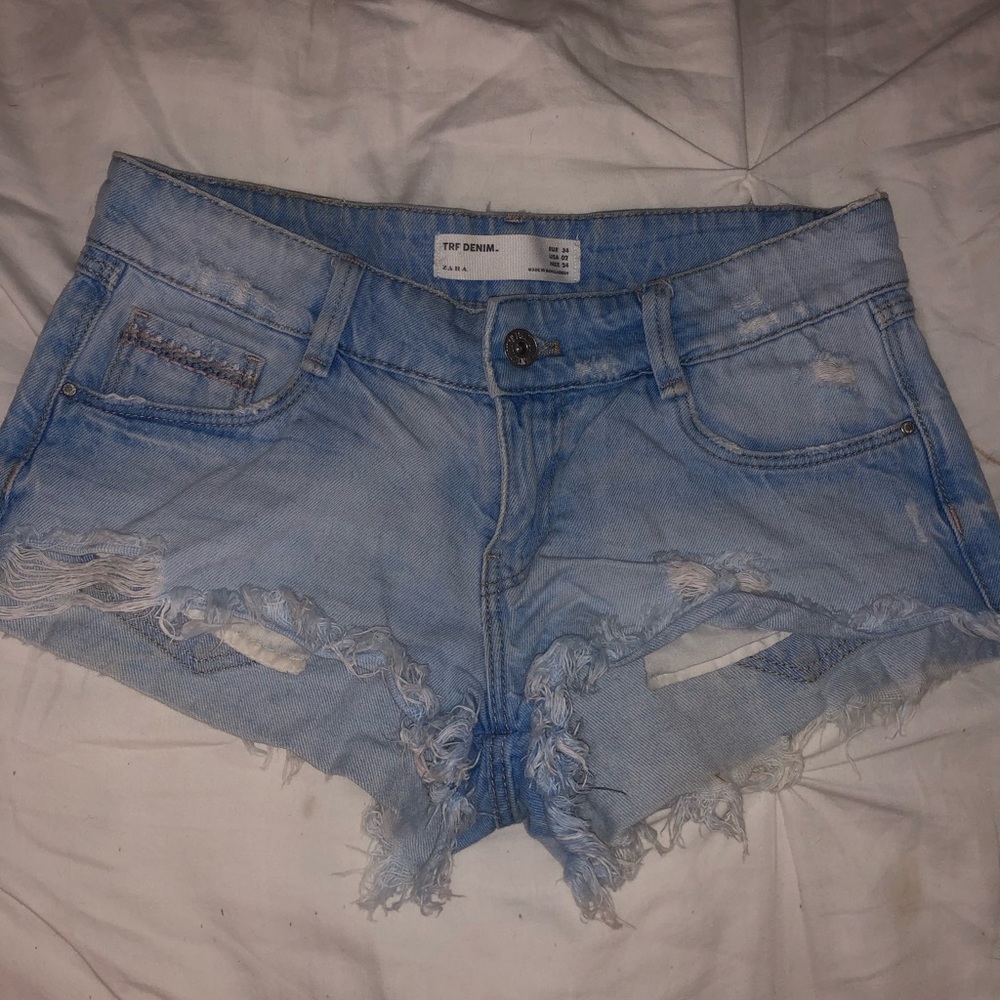 Zara denim shorts